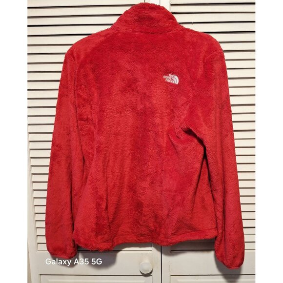 North Face Jacket Womens Medium Full Zip Long Sleeve Outdoors Fuchsia Fleece - Picture 5 of 9